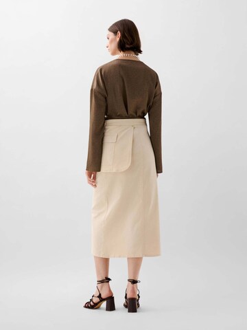 Scalpers Nederdel i beige