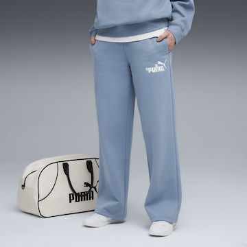 PUMA Wide leg Trousers 'Essentials Nature 2.0' in Blue: front