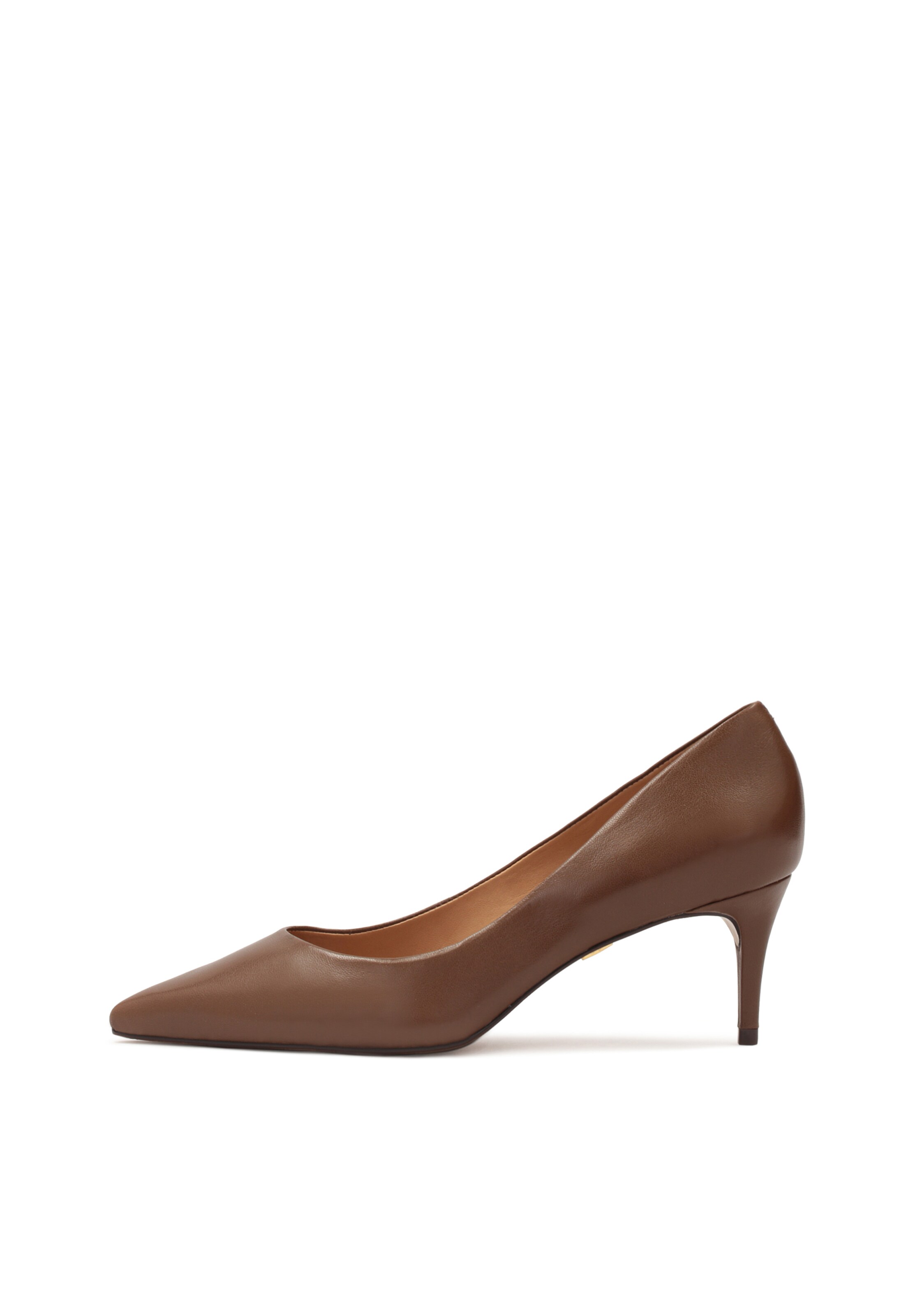 Kazar Γόβες σε καφέ: μπροστά