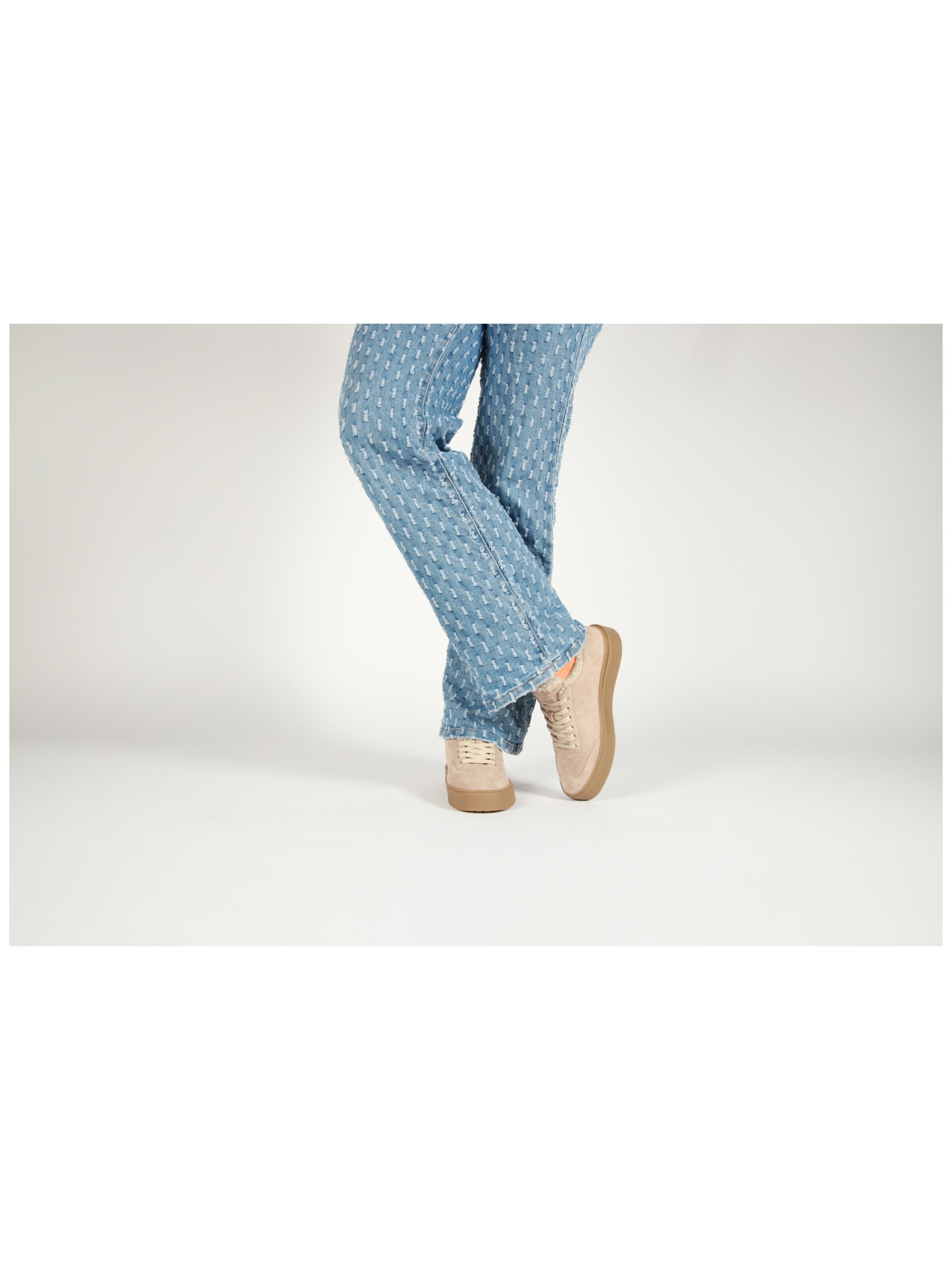 BLACKSTONE Platform trainers 'QUARTZ AUDEN' in Beige