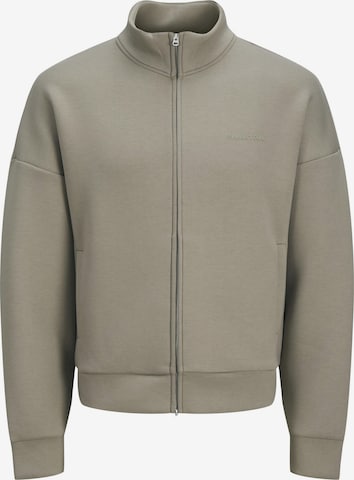 JACK & JONES - Sudadera con cremallera 'JCOKINETIC' en gris: frente