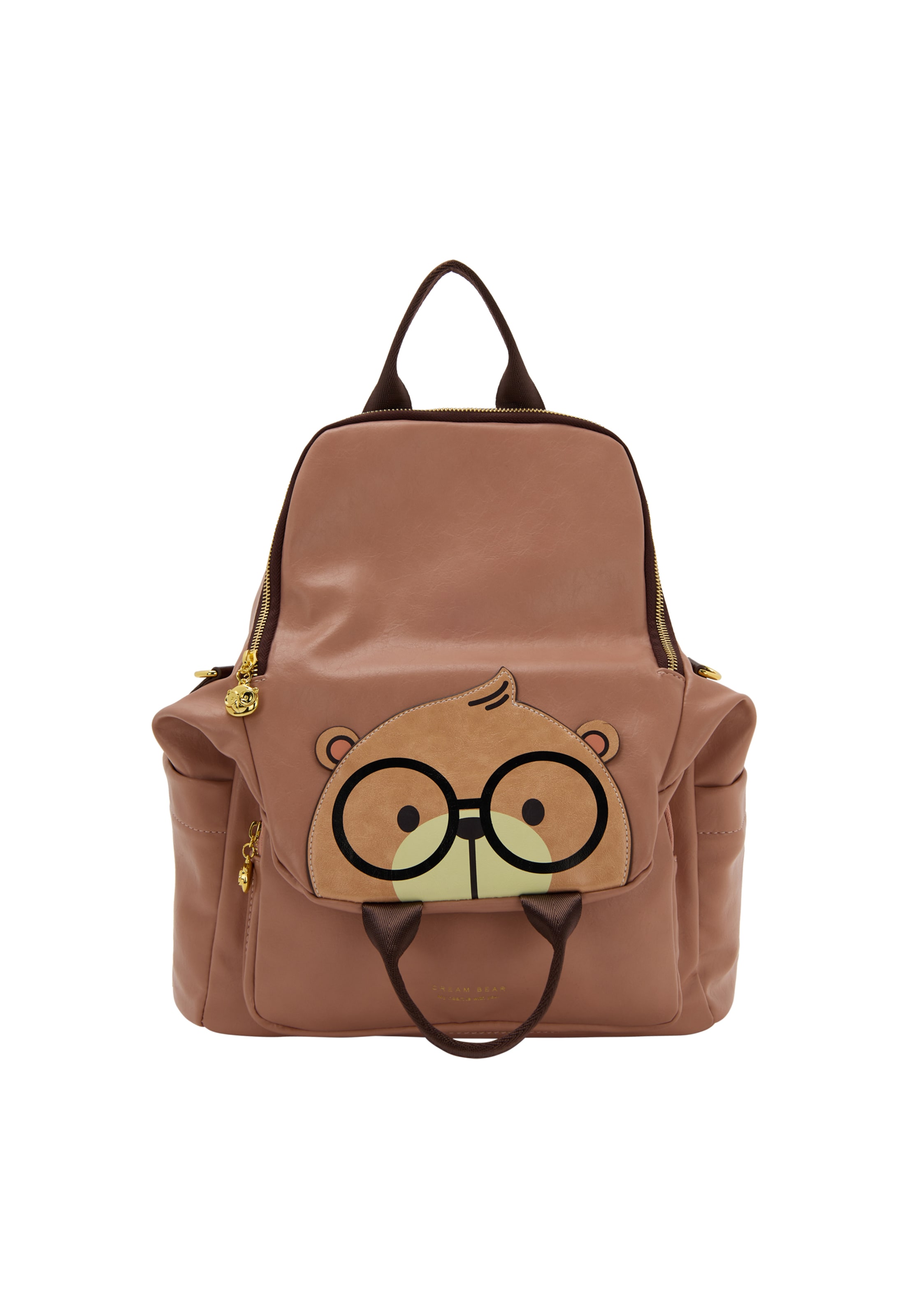 MYMO - Mochila en marrón: frente