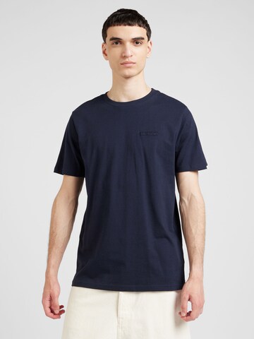anerkjendt - Camiseta en azul: frente