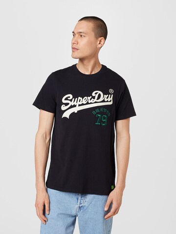 Superdry Shirt in Black: front