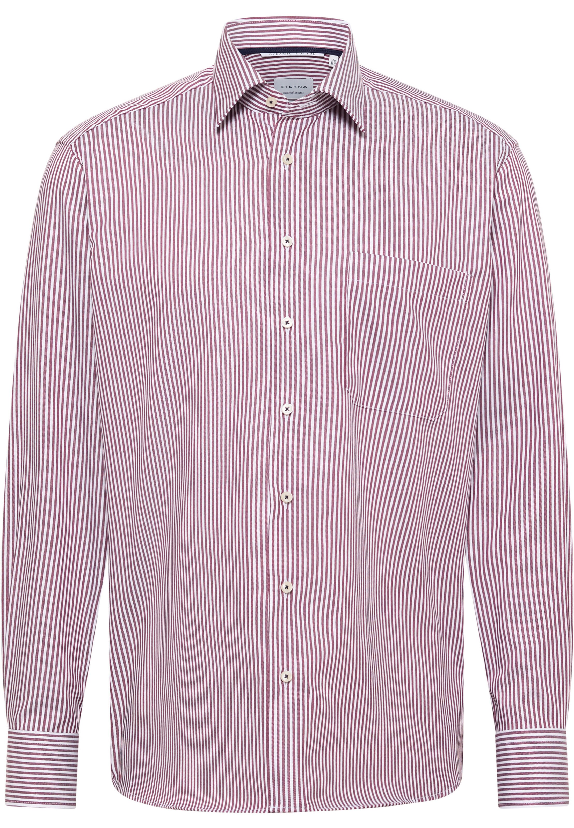 ETERNA Comfort Fit Hemd in Rot: Vorderseite