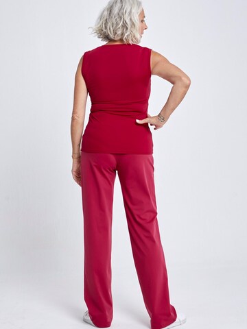 SPORTKIND Sporttop 'Loose Fit V-Neck' in Rood