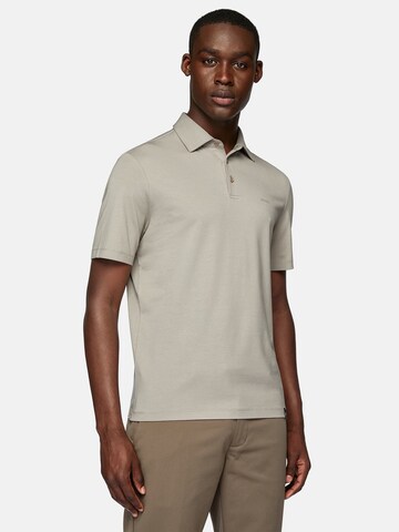 Boggi Milano Poloshirt in Grau: Vorderseite