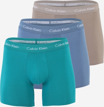 Boxer trumpikės iš Calvin Klein Underwear, spalva – opalo / šviesiai ruda / benzino spalva / balkšva, Prekių apžvalga