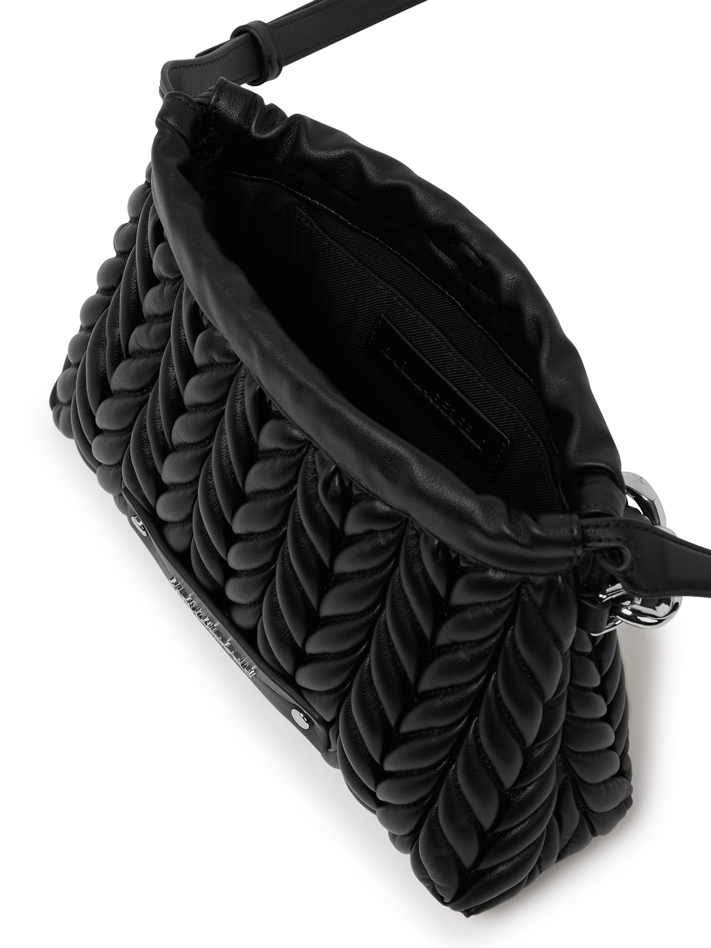 Karl Lagerfeld Torba na ramię 'Weave' w kolorze czarny