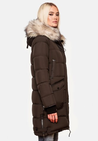 MARIKOO Winter Coat 'Chaskaa' in Brown