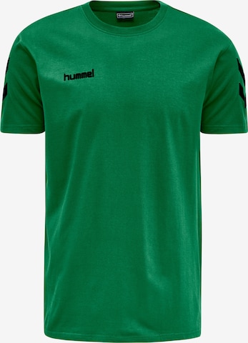 T-Shirt fonctionnel Hummel en vert : devant