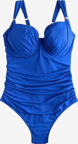 Maillot de bain modelant Next en bleu : devant
