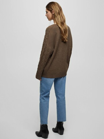 Pull&Bear Kardigan – hnědá