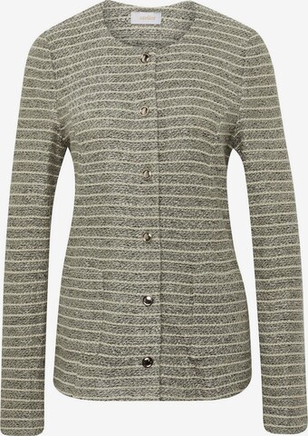 Goldner Knit Cardigan in Green: front