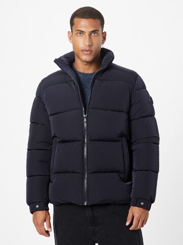 JOOP! Jeans Winter jacket 'Ikaro' in Blue: front