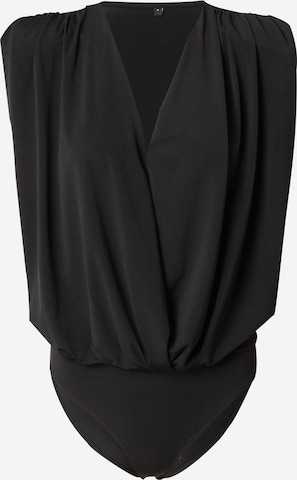 Trendyol - Blusa body em preto: frente