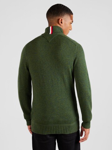 TOMMY HILFIGER Sweter w kolorze zielony