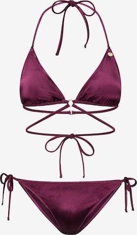 Shiwi Triangel Bikini 'Liz' in Lila: voorkant