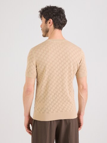 Karl Lagerfeld Πουλόβερ σε μπεζ: πίσω