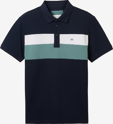 TOM TAILOR Poloshirt in Blau: predná strana