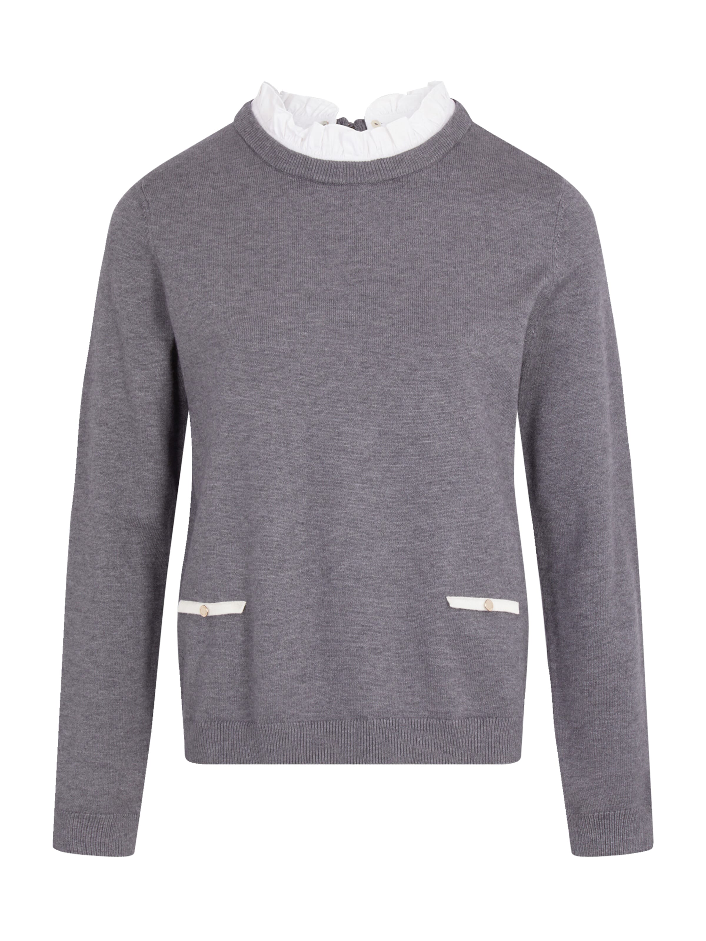 Pulover '261-MCRISTIE' de la Morgan pe gri: față