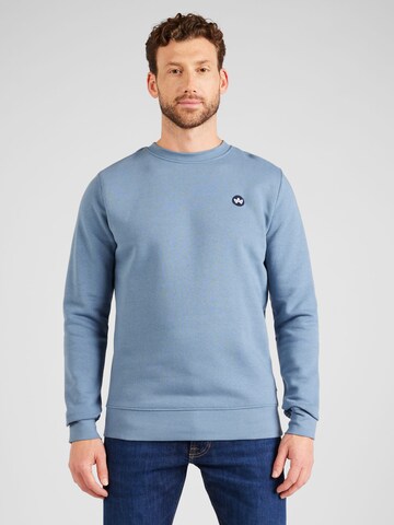 Kronstadt Sweatshirt 'Lars' in Blue: front