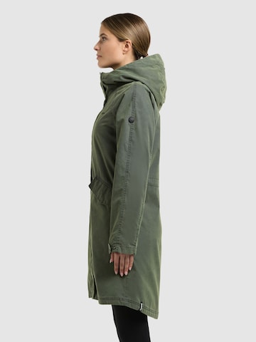 khujo Between-Seasons Coat 'Leal' in Green