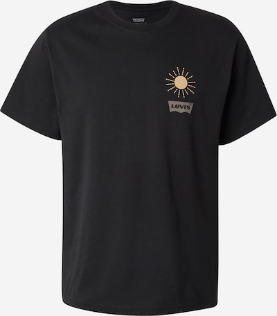Marškinėliai iš LEVI'S ®, spalva – smėlio / juoda, Prekių apžvalga