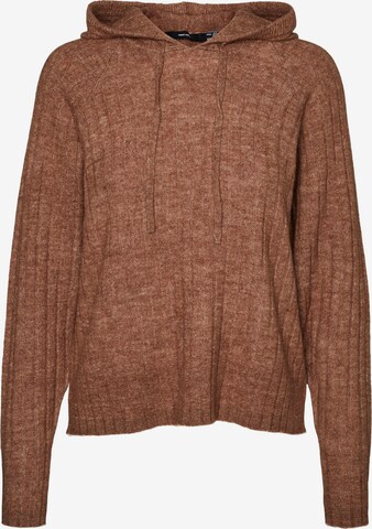 VERO MODA Pullover 'LULU LEFILE' i brun: forside