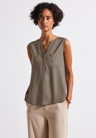 STREET ONE Blouse in Brown: front