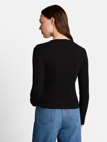 TOM TAILOR DENIM Knit Cardigan in Black