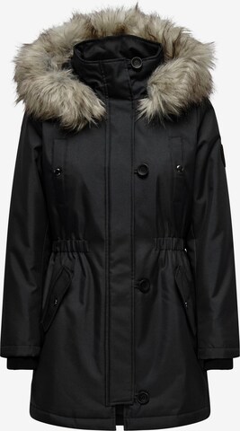 ONLY Winterparka 'Iris' in Zwart: voorkant