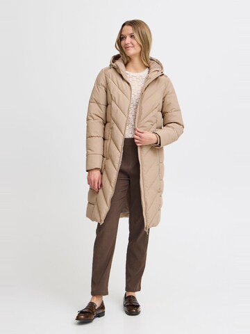 Fransa Winter Jacket 'FRMAISE JA 2' in Beige