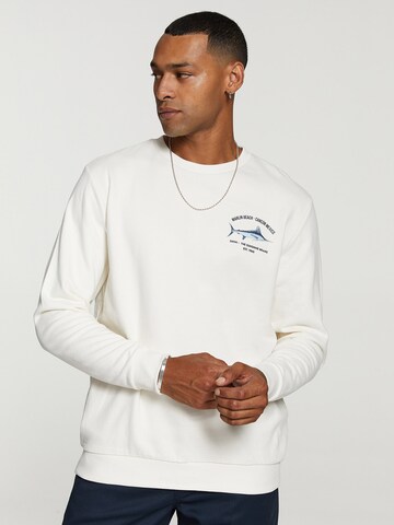 Sweat-shirt Shiwi en blanc : devant