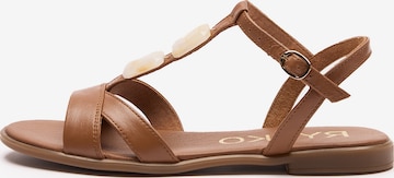 RYŁKO Remmisandaalit värissä ruskea: etupuoli