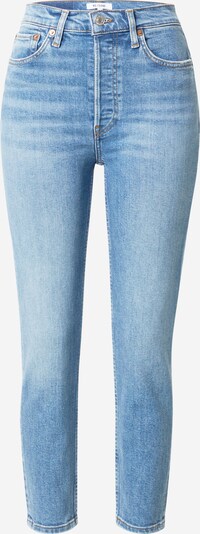 RE/DONE Jeans '90S HIGH RISE ANKLE CROP' i lyseblå, Produktvisning