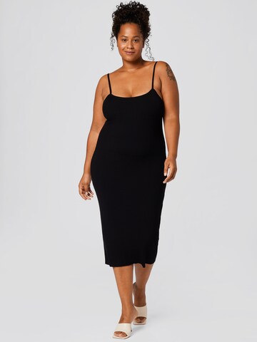 Rochie tricotat 'Ria' de la A LOT LESS pe negru