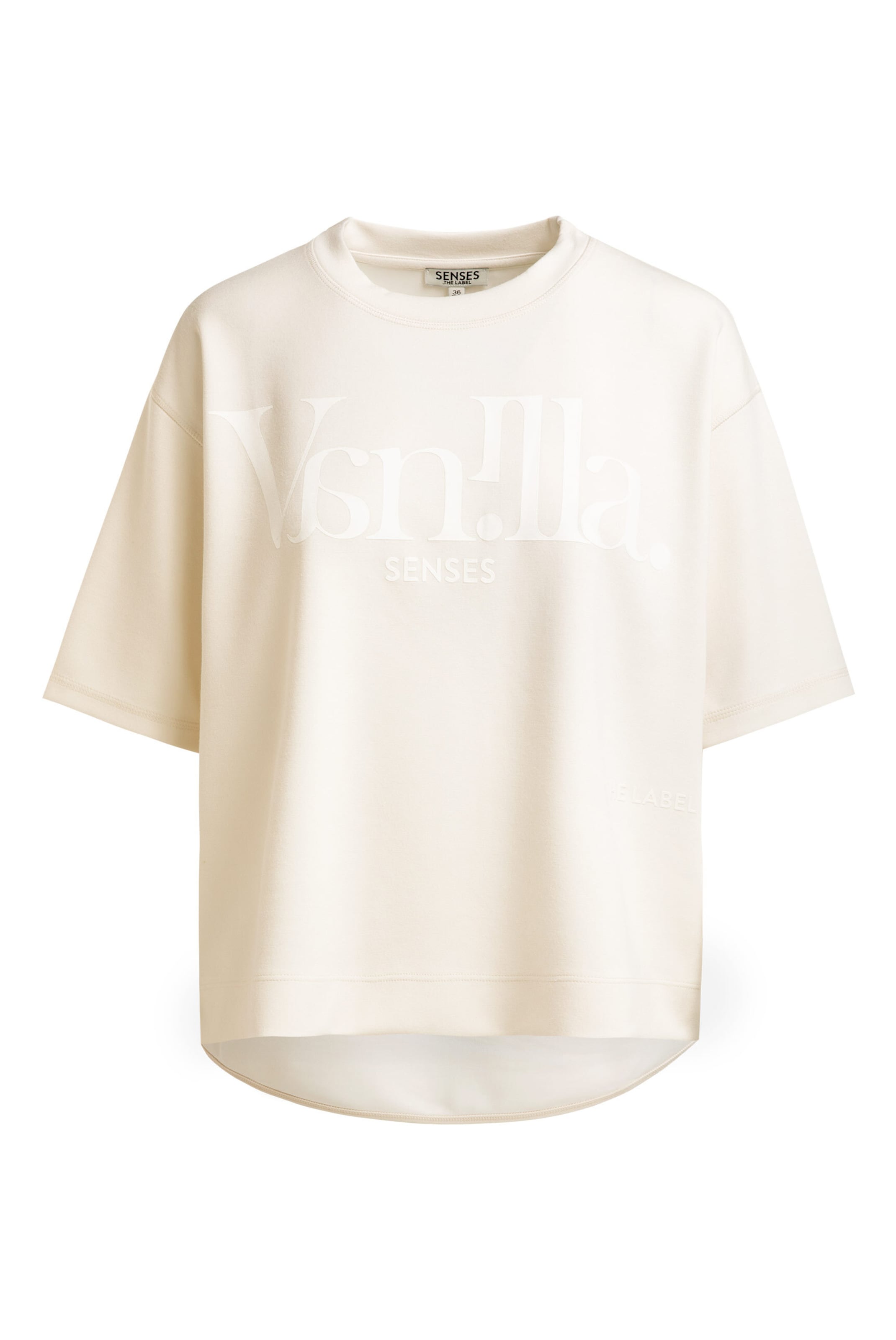 SENSES.THE LABEL Sweatshirt in Beige: front