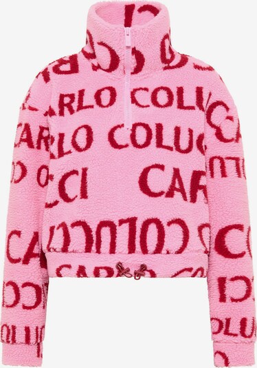Carlo Colucci Sweatshirt ' Derosa ' in pink / magenta, Produktansicht