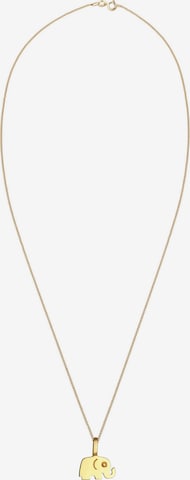 ELLI PREMIUM Ketting 'Elefant' in Goud