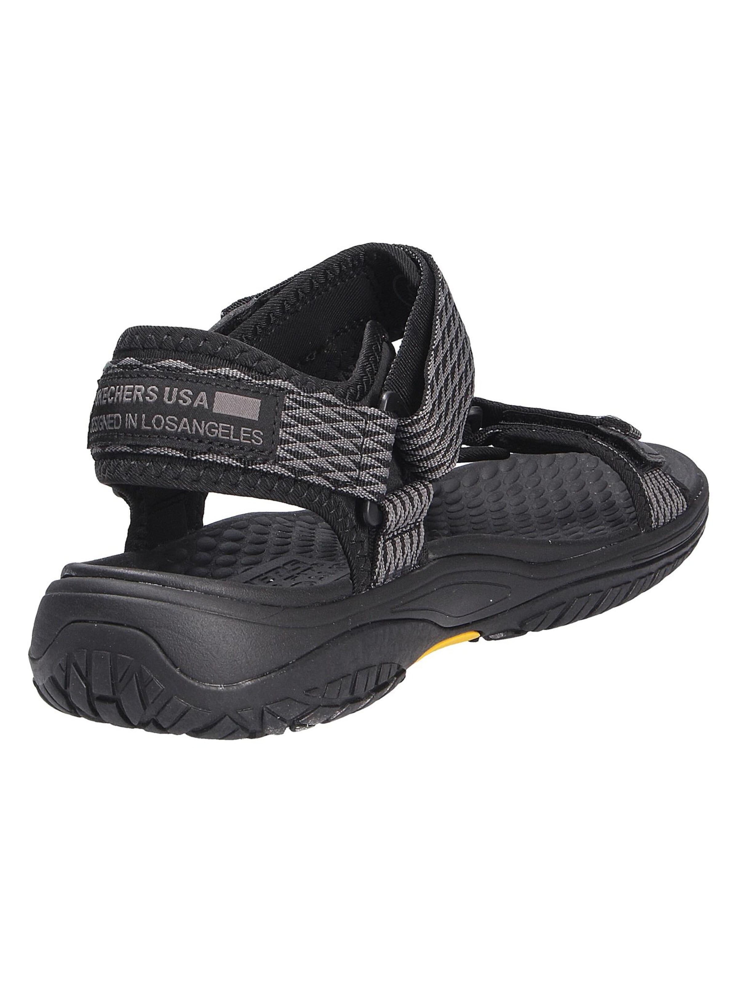 SKECHERS Trekking sandal 'lomell' in Black