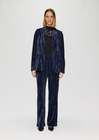 s.Oliver BLACK LABEL Regular Hose in Blau