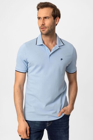 DENIM CULTURE T-shirt 'ARVID' i blå: framsida