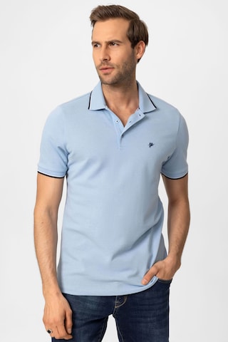 DENIM CULTURE Shirt 'ARVID' in Blau: predná strana