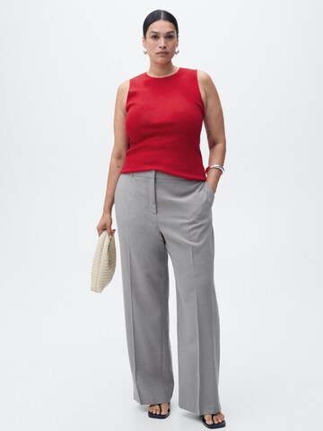 MANGO Knitted top 'HERNAN' in Red
