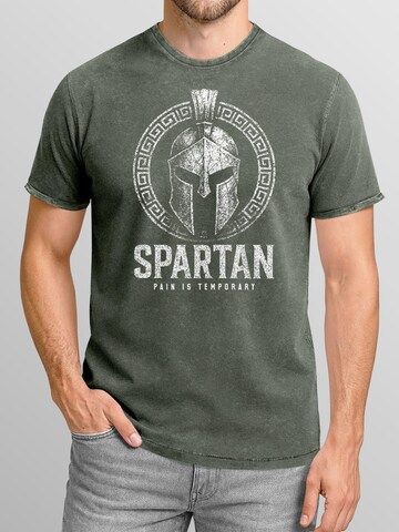 Neverless Shirt 'Spartan' in Green
