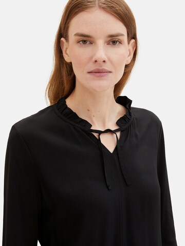 TOM TAILOR Shirt in Zwart