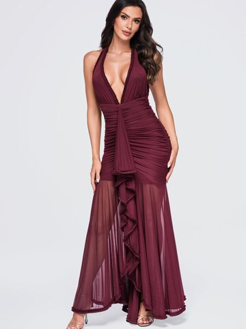 Ombre - Vestido de noche en rojo