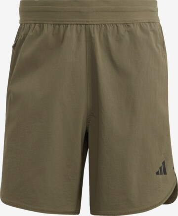 ADIDAS PERFORMANCE Sportshorts 'Designed 4 Cordura Workout' in Grün: predná strana