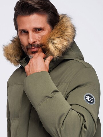 Ombre Winterparka in Groen